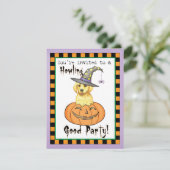 Invitation de sorcière du laboratoire jaune (Debout devant)