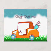 invitation de sortie de voiturette de golf (Devant)