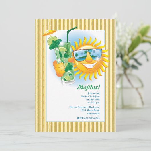 Invitation de sourire de Sun (Debout devant)