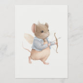 Invitation de souris à thème pour la fête de la Sa (Dos)