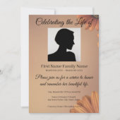 Invitation de souvenir en terre cuite Daisy (Devant)