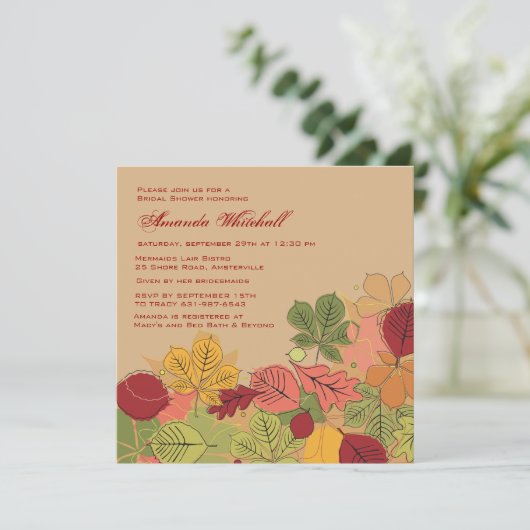 Invitation de spectacle de chute (Debout devant)