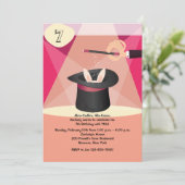 Invitation de spectacle de magie (Debout devant)