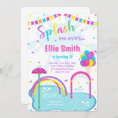 Invitation de Splash Pad (Devant / Derrière)