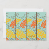 Invitation de Splendor Automne (Dos)