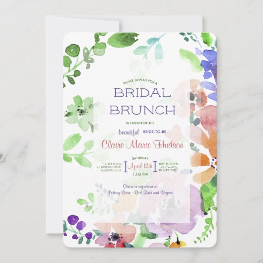 Invitation de Spring Fling (Devant)