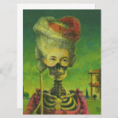 Invitation De Squelette Pour Toutes Les Occasions (Devant / Derrière)