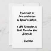 Invitation de St Andrew (Dos)