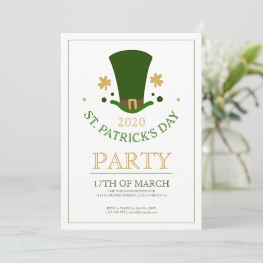 Invitation de St.Patricks (Debout devant)