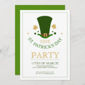 Invitation de St.Patricks (Devant / Derrière)