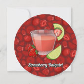 Invitation de Strawberry Daiquiri (Devant)