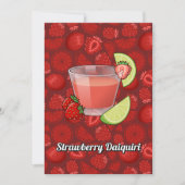 Invitation de Strawberry Daiquiri (Devant)