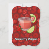Invitation de Strawberry Daiquiri (Devant)