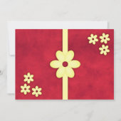 Invitation de style asiatique mignonne (Dos)