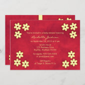 Invitation de style asiatique mignonne (Devant / Derrière)