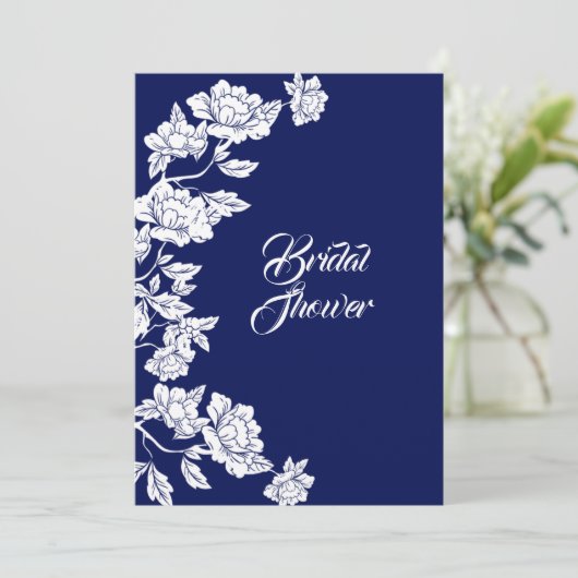 Invitation de style chinoiserie élégant (Debout devant)