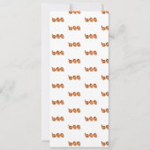 Invitation de style de billet de fantôme mignon po (Dos)