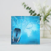 invitation de style de technologie (Debout devant)