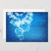 invitation de style de technologie (Devant / Derrière)