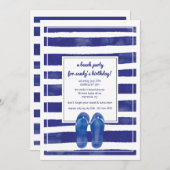 Invitation de style d'été (Devant / Derrière)