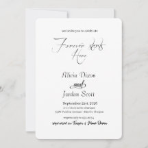 Invitation de style romantique classique