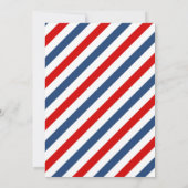Invitation de sucette glacée du 4 juillet (Dos)