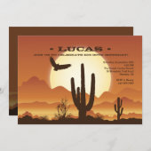 Invitation de Sun de désert (Devant / Derrière)