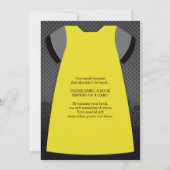 Invitation de Superhero Baby shower pour Reena (Dos)
