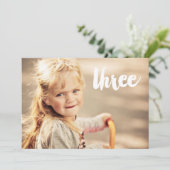 Invitation de superposition de photo numéro trois (Debout devant)