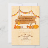 Invitation de support de citrouille (Devant)