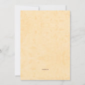 Invitation de support de citrouille (Dos)