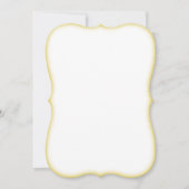 Invitation de support personnalisé en or - Créez l (Devant)