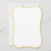 Invitation de support personnalisé en or - Créez l (Dos)