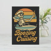 Invitation de surf et de croisière d'Halloween (Debout devant)