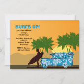 Invitation de surfer Dude (Devant)