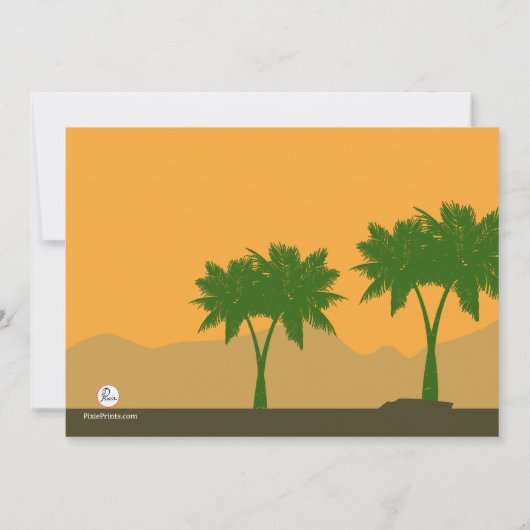 Invitation de surfer Dude (Dos)