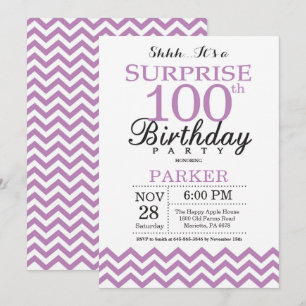 Invitation de surprise pour les 100 ans avec Chevr