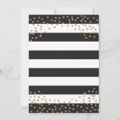 Invitation de surprise pour les 100 ans Noël Or (Dos)