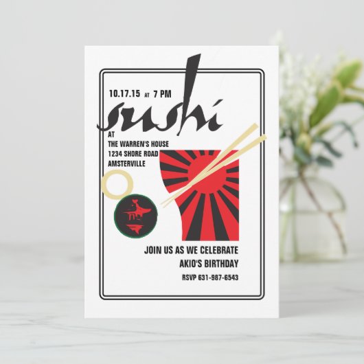 Invitation de sushi (Debout devant)