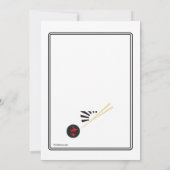 Invitation de sushi (Dos)