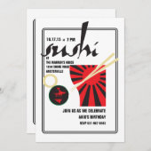 Invitation de sushi (Devant / Derrière)