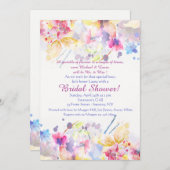 Invitation de symphonie d'aquarelle (Devant / Derrière)