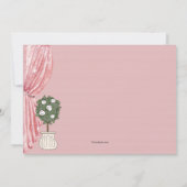 Invitation de table de dessert (Dos)