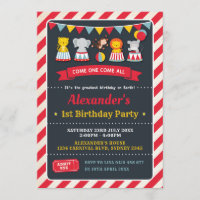 Invitation de tableau d'anniversaire d'animaux de