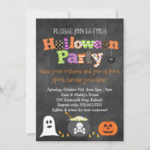 Invitation de tableau de partie de Spooktacular (Devant)