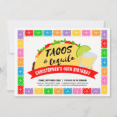 Invitation de Tacos et Tequila Party (Devant)