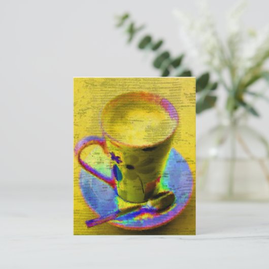 Invitation de tasse de thé (Debout devant)