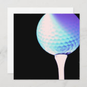 Invitation de tee de golf (Devant / Derrière)