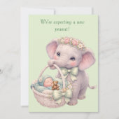 Invitation de téléchargement numérique pour bébé e (Devant)