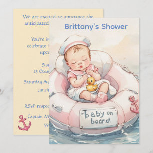 Invitation de téléchargement numérique pour bébé m